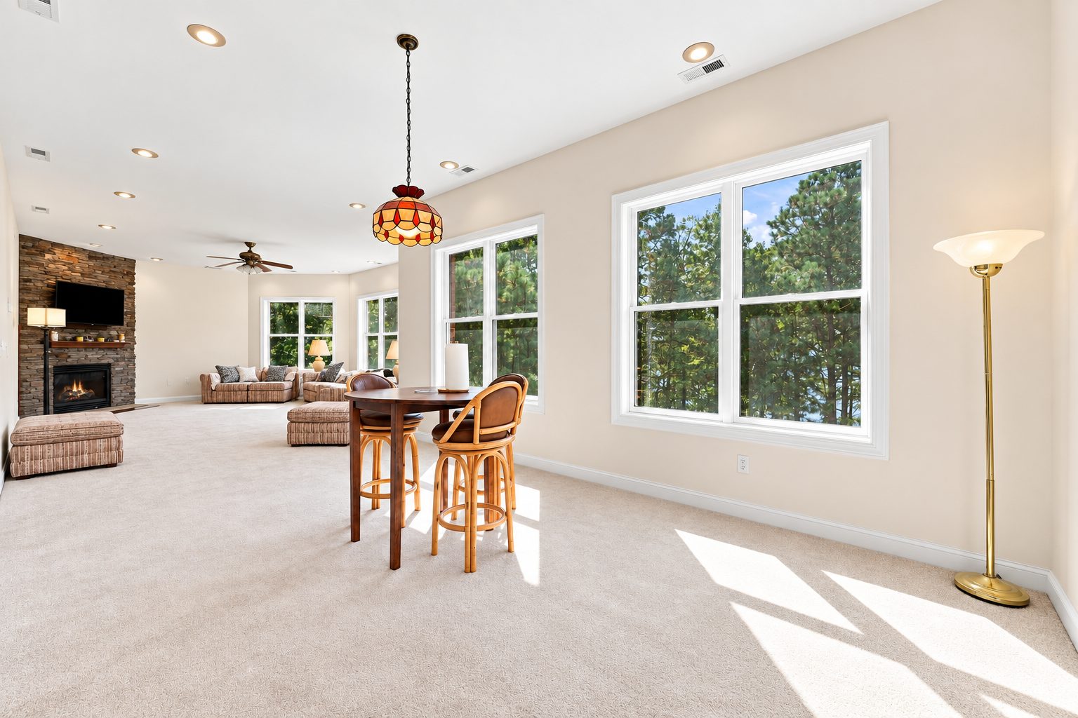 Upstairs bonus room