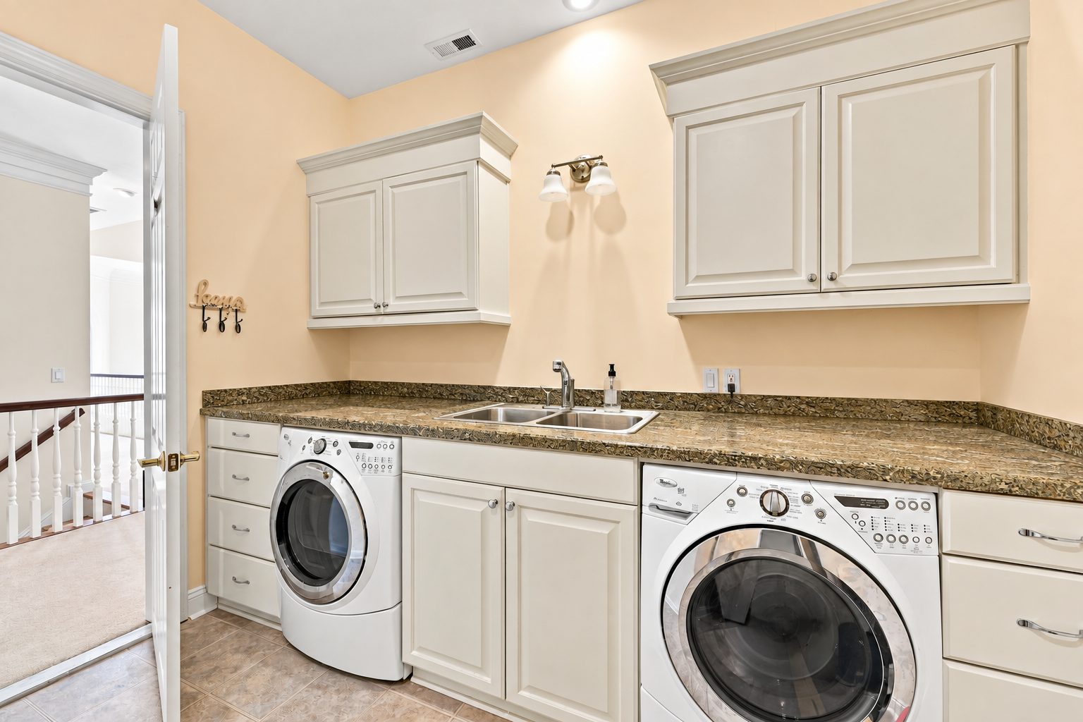 Upstairs laundry